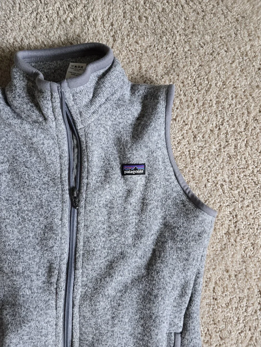 Patagonia Womens XS gray Full Zip Vest